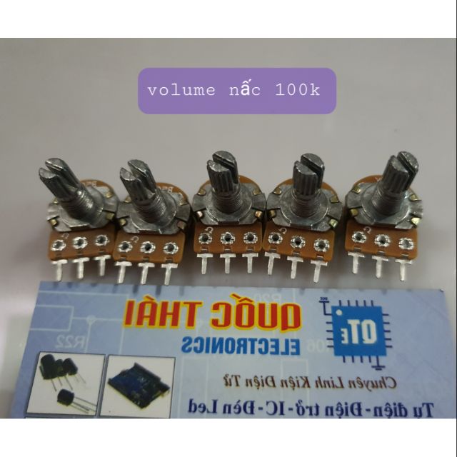 Combo 5 biến trở volume đơn 100k có nấc
