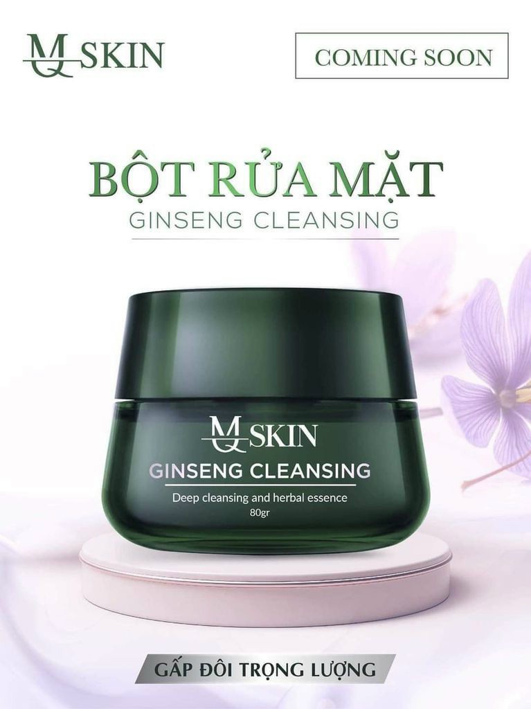 Bột rửa mặt Nhân Sâm Mqskin (MẪU MỚI)
