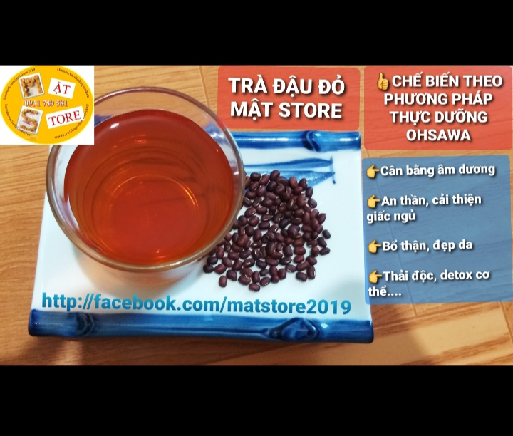 500G TRÀ ĐẬU ĐỎ THỰC DƯỠNG OHSAWA MẬT STORE