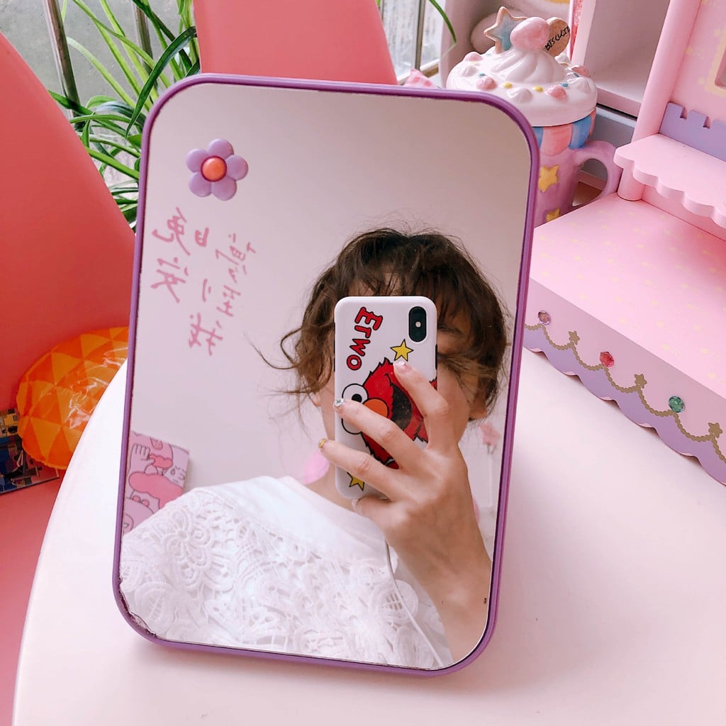 Gương để bàn gấp gọn