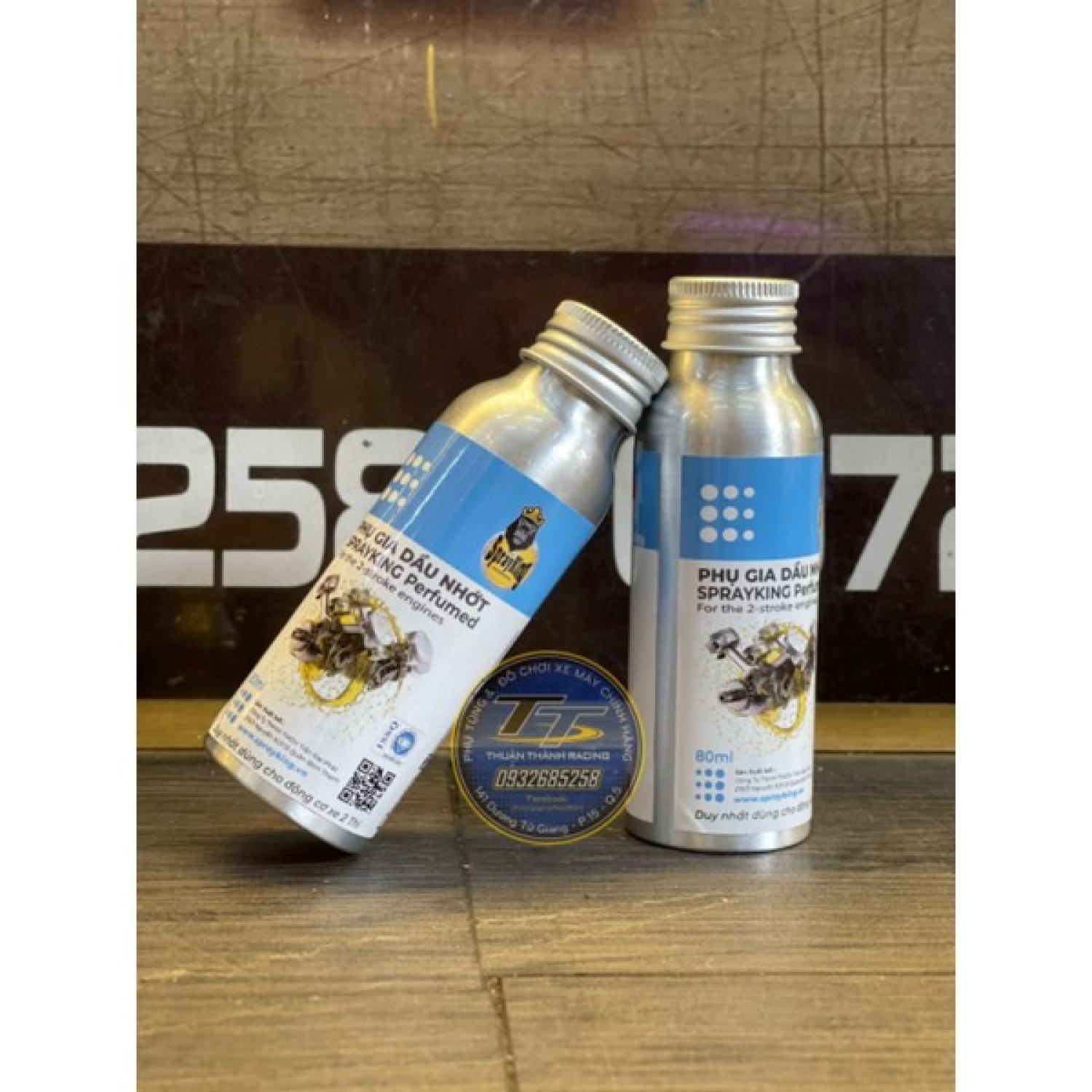 Phụ da tinh mùi thơm pha nhớt 2 thì - Sprayking - Mùi Singum 80ml