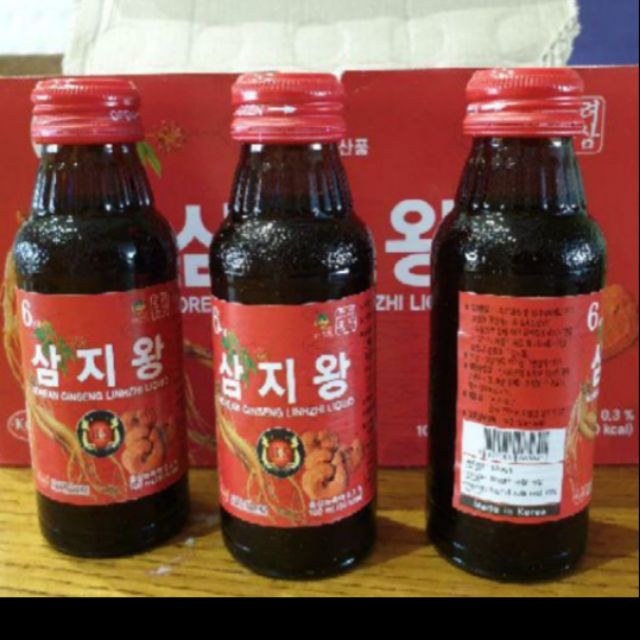 [HCM]NƯỚC HỒNG SÂM LINH CHI KGS 1000ML(cam kết hàng chính hản KGS, không sẽ hoàn 200% giá trị sp)