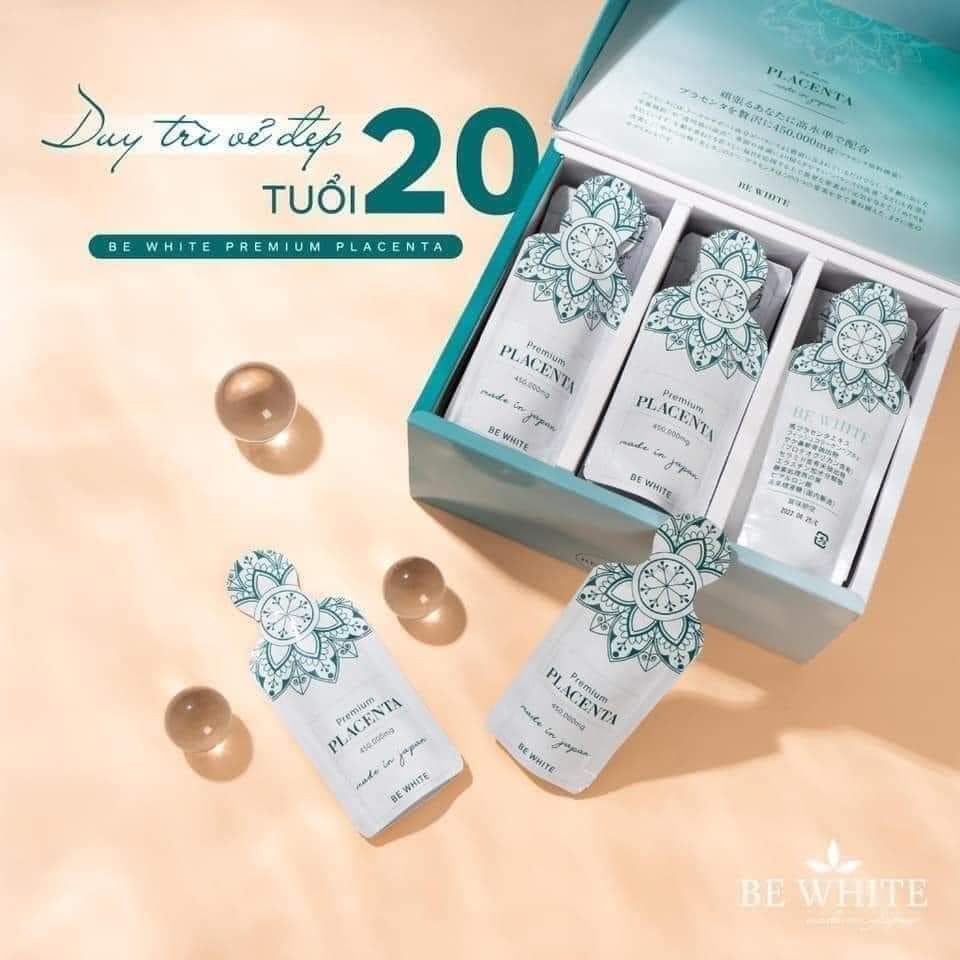 NHAU THAI NGỰA ĐUA BEWHITE PLACENTA 450000MG
