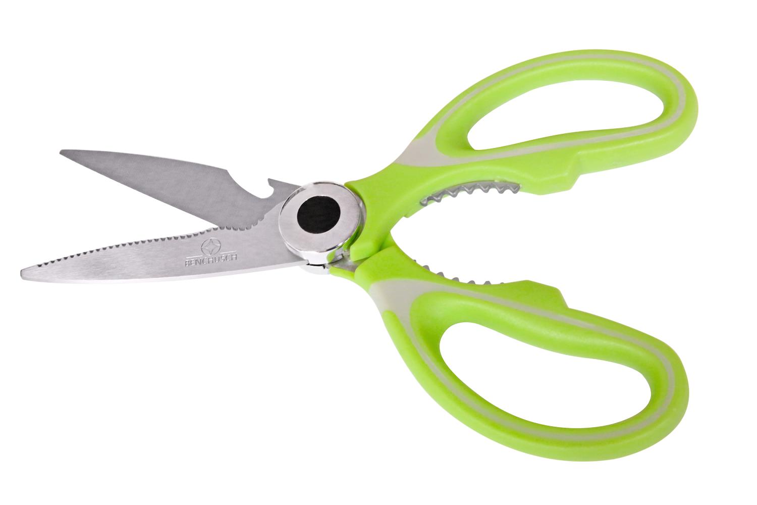 BENCHUSCH HEAVY DUTY KITCHEN SHEARS - MULTIFUNCTION - STAINLESS STEEL - ULTRA SHARP SCISSORS