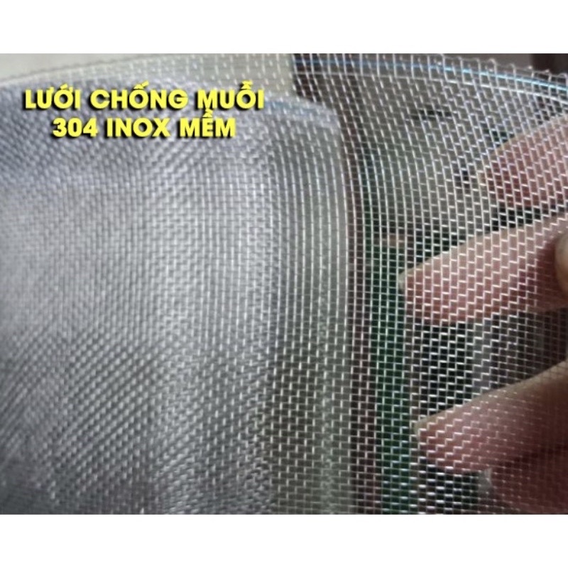 Lưới inox chắn muỗi, lưới lọc inox (giá 1 mét)