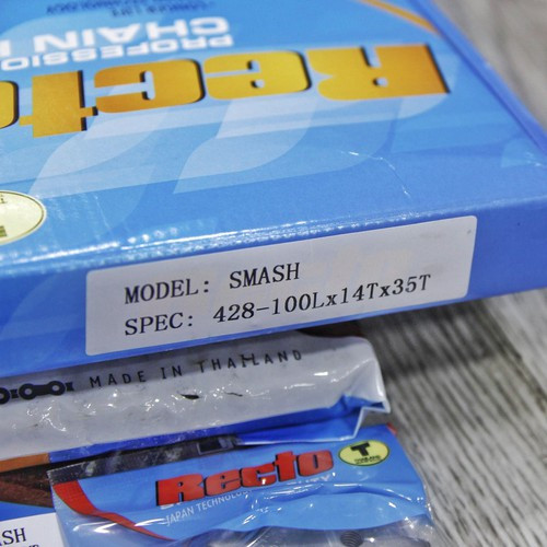 Nhông sên dĩa recto gắn smash.
