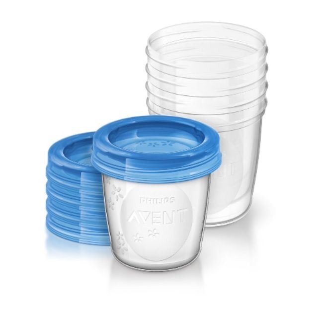 Bộ Cốc Trữ Sữa Philips AVENT SCF619/05 (Bộ 5 Cái)