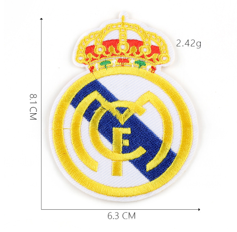 Combo 5 logo đính áo quần clb bóng đá tiện dụng siêu đẹp - LiDO Sports