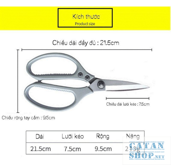 [HCM]Kéo cắt gà sk5 kéo làm bếp đa năng nội địa nhật siêu sắc cắt gà cắt vịt và các thịt các loại GD424-KeoSK5