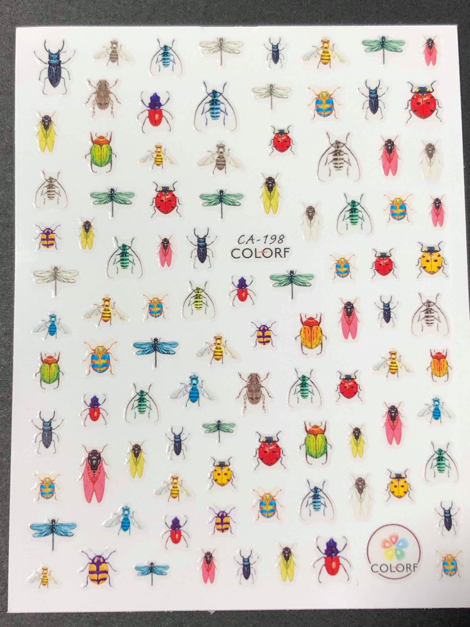 Sticker dán móng 3D họa tiết xinh