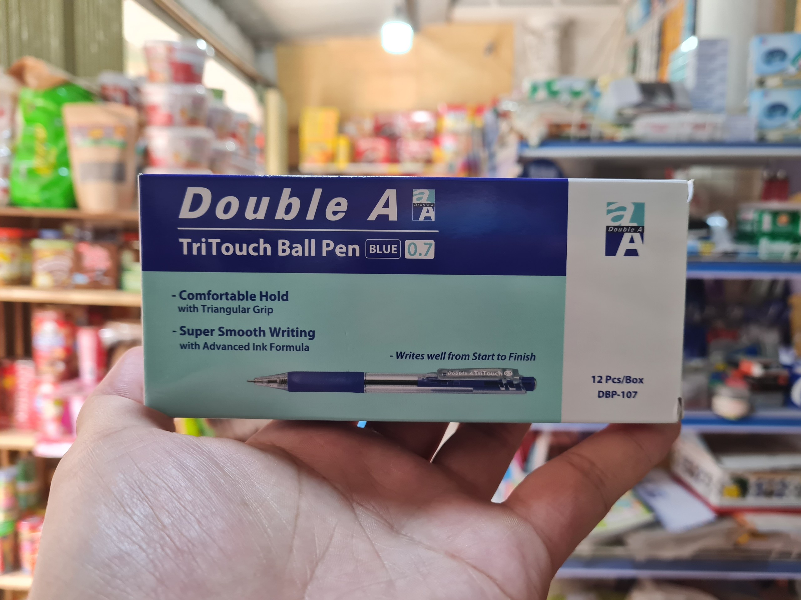 Bút bi Tritouch Double A ngòi 0.7mm (hộp 12 cái)