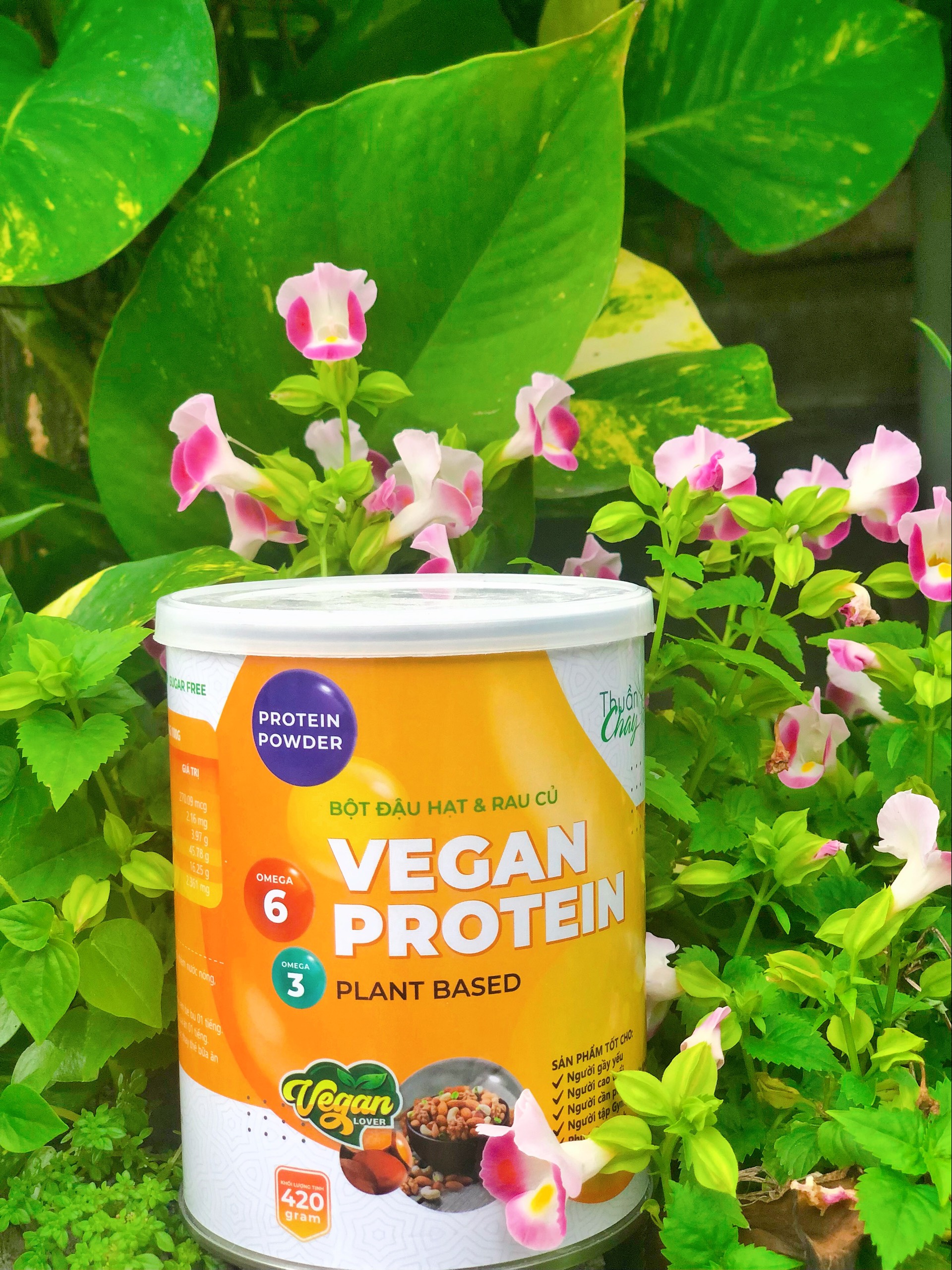 BỘT ĐẬU HẠT VEGAN PROTEIN THỰC VẬT - NGŨ CỐC (420G), Bột bổ sung Vegan Protein (không nành) được chế biến từ nguồn nguyên liệu sạch và 100% tự nhiên theo công thức thủ công của người Việt từ ngàn xưa. Đặc biệt, sự kết hợp v
