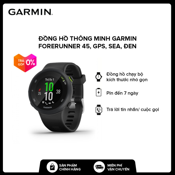 Đồng hồ thông minh Garmin Forerunner 45, GPS, SEA