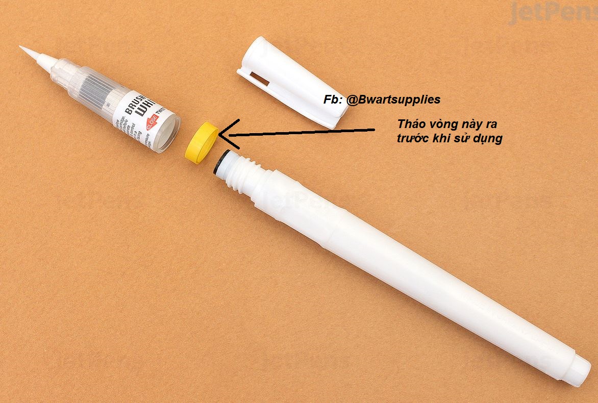 Bút lông mực trắng Kuretake