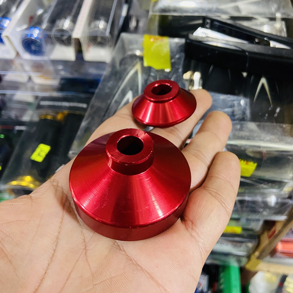 [HÀNG THAY THẾ] CHỤP CÓC BÁNH CỐT TRƯỚC CHO DÒNG XE HONDA CAO CẤP (MÀU ĐỎ)