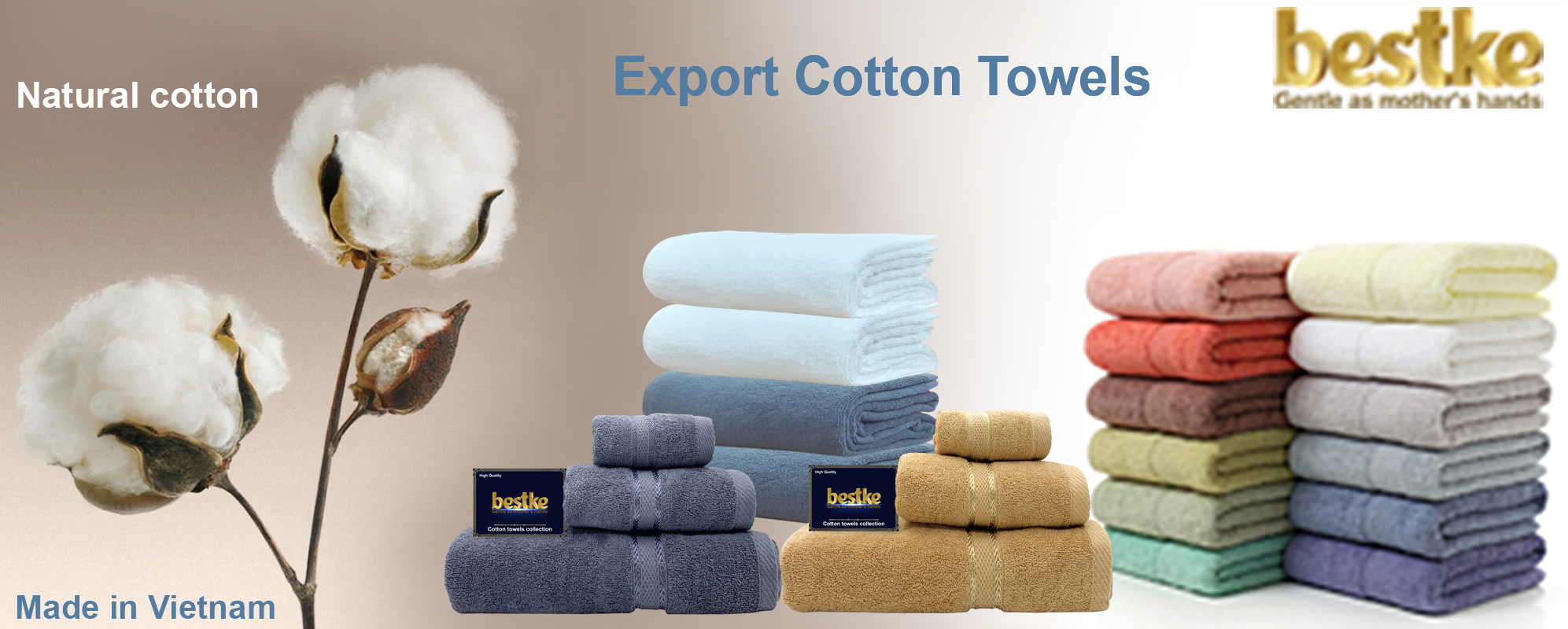 khăn tắm cotton ,  set 2 cái