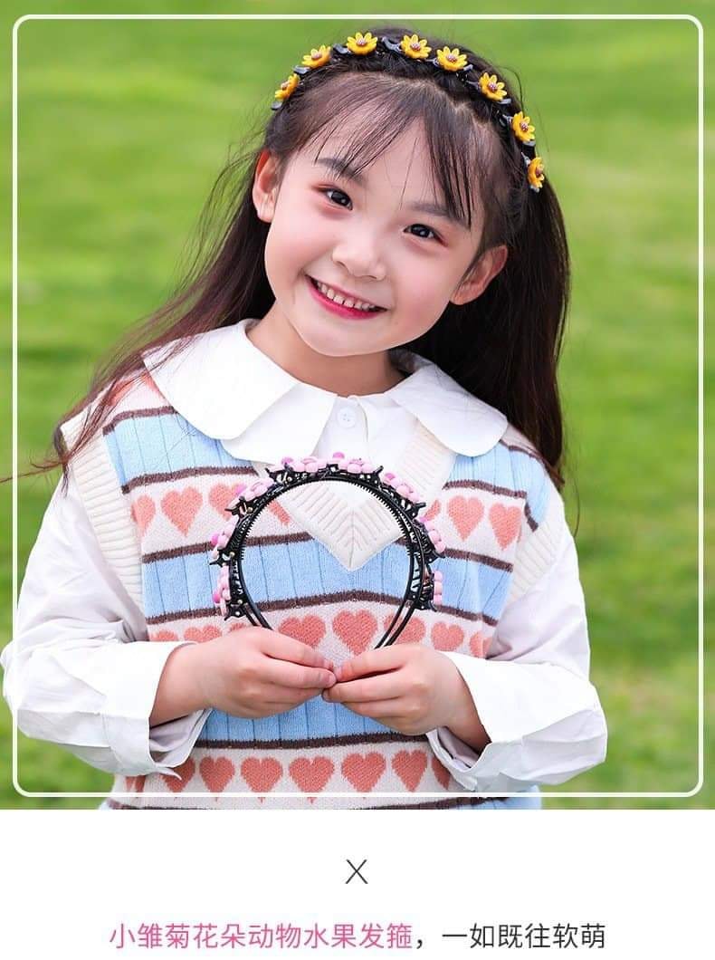 Bờm Kiêm Kẹp Tóc Trái Cây Siêu Cute(8 Kẹp) (giao ngẫu nhiên)