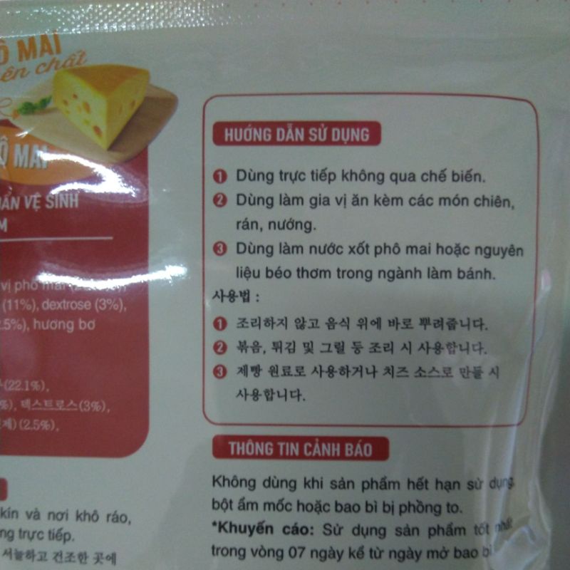 Bột phô mai 250g