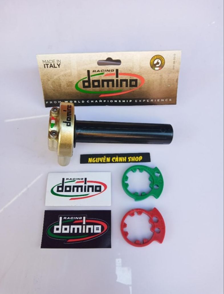 Cùm tăng tốc Domino 2 dây màu đồng
