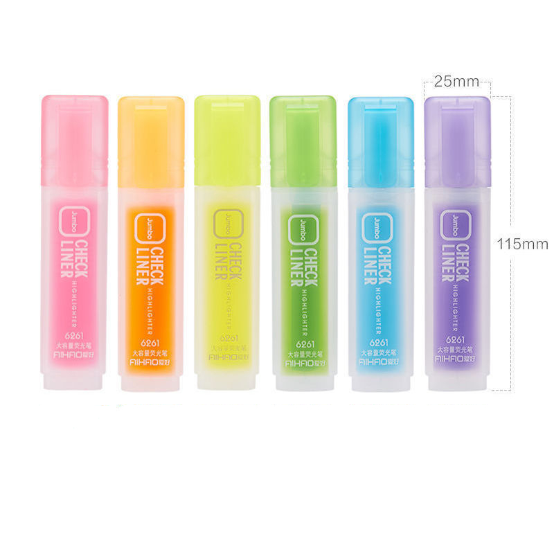 Bút highlight nhớ dòng dạ quang–bút đánh dấu, bút hilighter cho học sinh ,6 màu