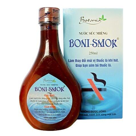 Boni smok mouthwash, effective in Boni-smok bottles 250ml/150ml for smoking tobacco, non-fatigue safe no-absorbing 150ml bottle-authentic safety Mart official