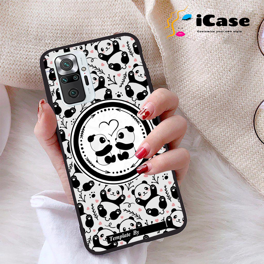 Ốp lưng Xiaomi Redmi Note 10 Pro viền dẻo TPU BST Panda