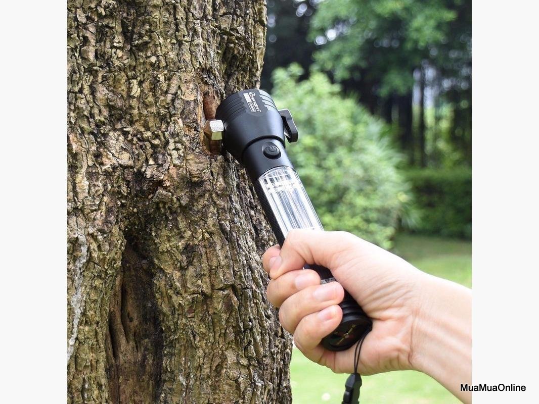 Đèn Pin 11 Chức Năng Solar Power Flashlight