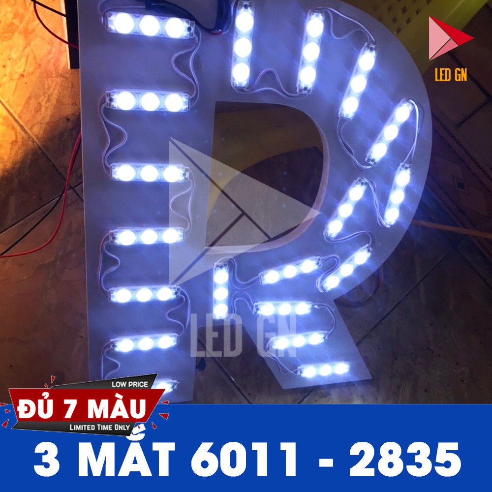 Led Hắt 3 Bóng 2835 Chống Nước (Vỉ 20 thanh)
