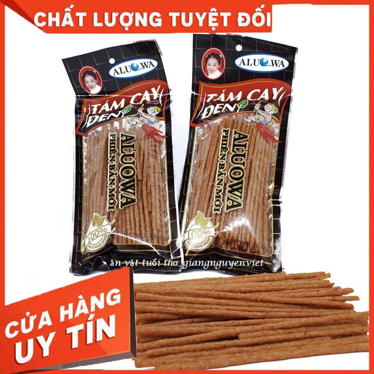 Combo 10 Gói Tăm Cay Đen vị cay đặc biệt