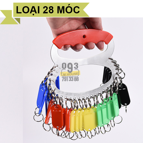 Móc Chìa Khóa Thông Minh Bóp Treo Chìa Khóa Móc Treo Chìa Khóa Móc Khóa 18 cái 28 cái