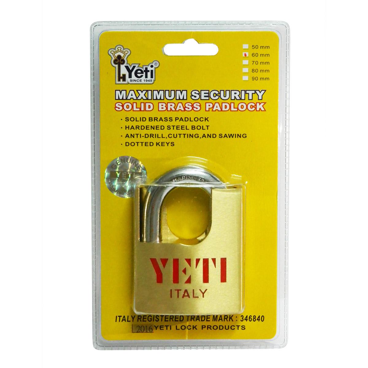 Khóa chống cắt Yeti 60mm