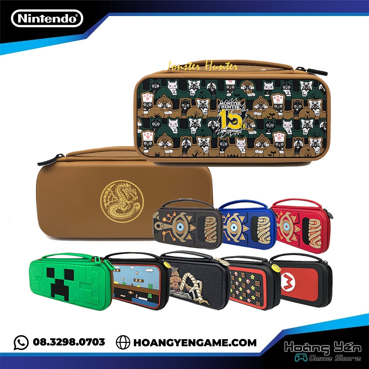 Túi Chống Sốc Cho Máy Nintendo Switch Oled và V2