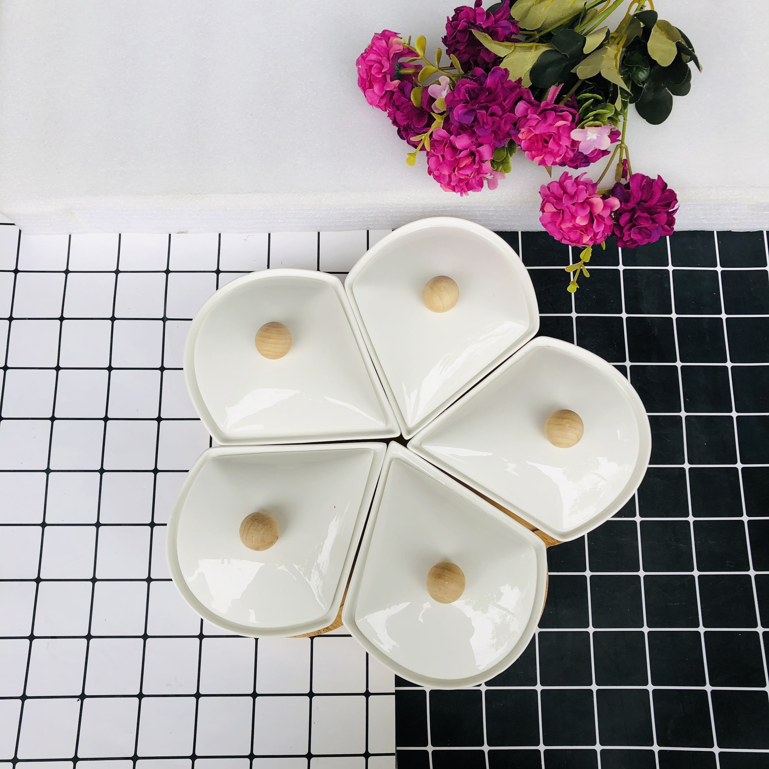 KHAY MỨT TẾT, KHAY MỨT SỨ, KHAY SỨ BÁNH KẸO CAP CẤP