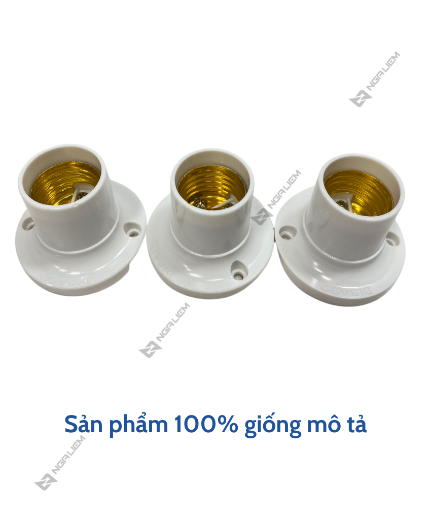 Đuôi Xoáy Ngồi Thẳng Trắng Disaco Đuôi E27