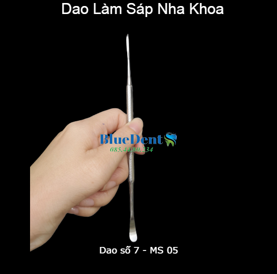 Dao làm sáp số 7, dao tỉa sáp nha khoa thép không gỉ