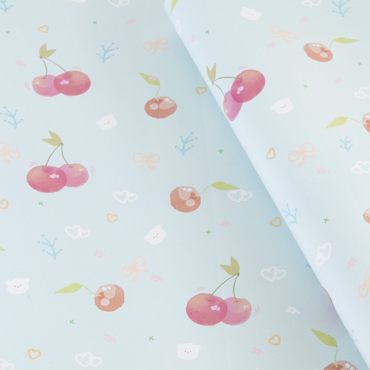 [HCM]Giấy Gói Quà Nhiều Màu Sắc Họa Tiết 75cmx52cm ( New Arrival)