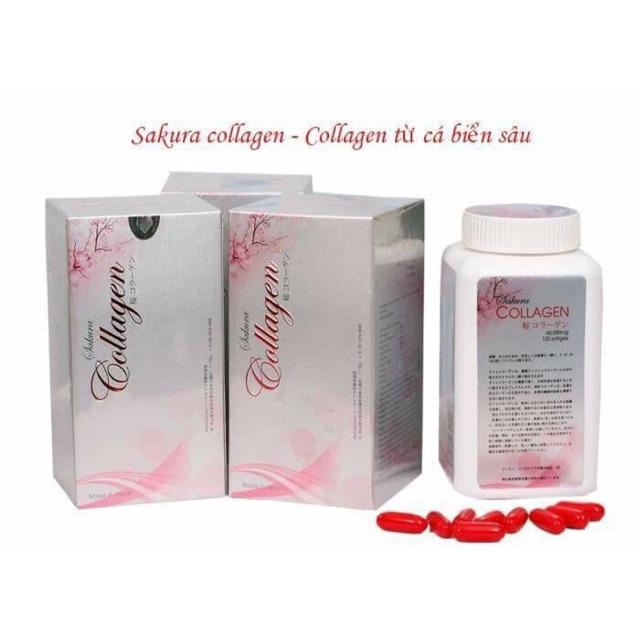 Collagen Sakura Nhật Bản - Hộp 120 viên