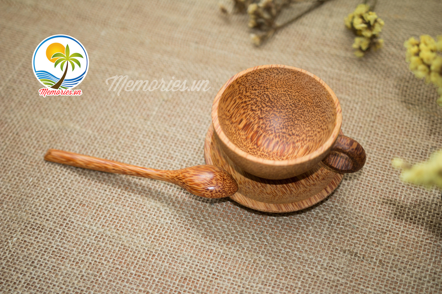 Bộ Ly, Tách Cafe Làm Từ Gỗ Dừa