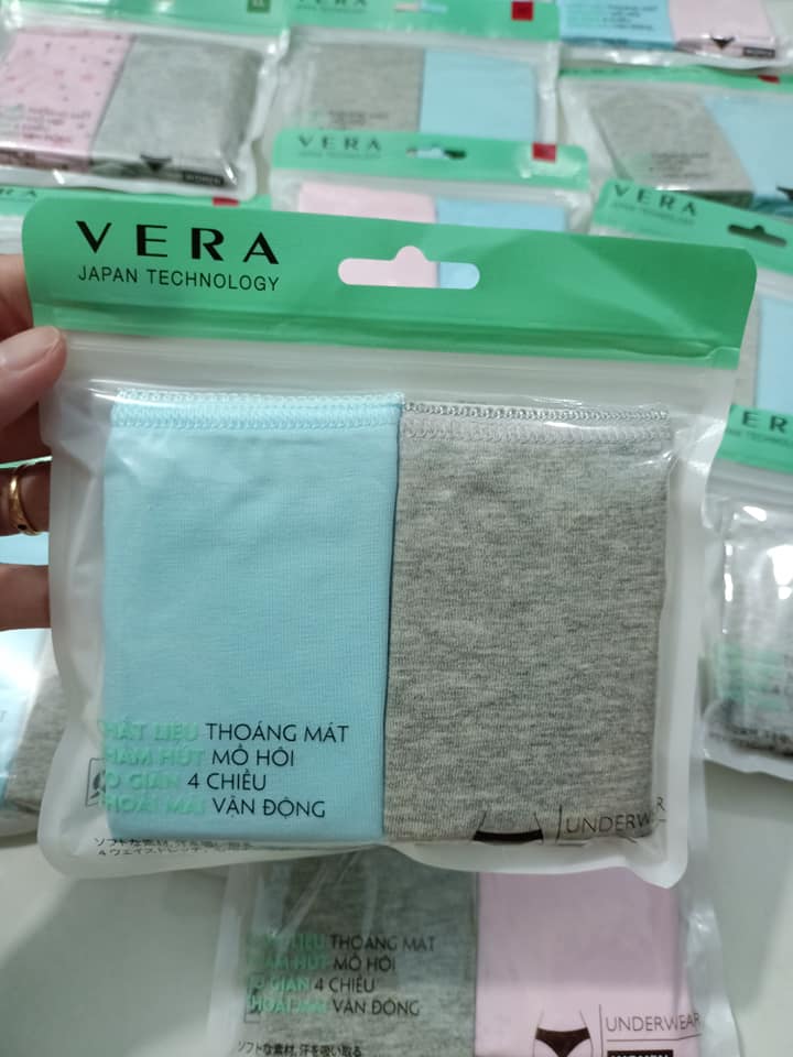 Combo 2 Quần Lót Nữ Cotton VERA (giao màu ngẫu nhiên)