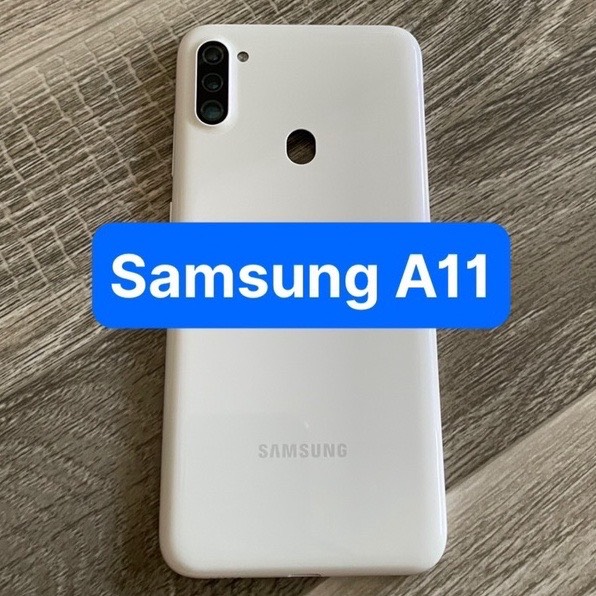 lưng vỏ zin samsung A11 ,kèm khay sim,kính camera,phím