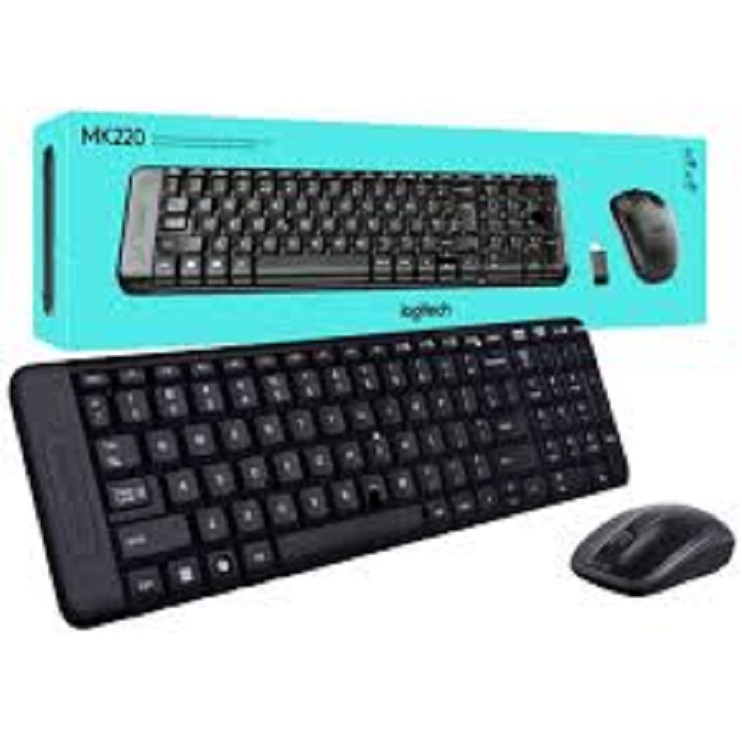 Bàn Phím chuột logitech MK220 chính hãng