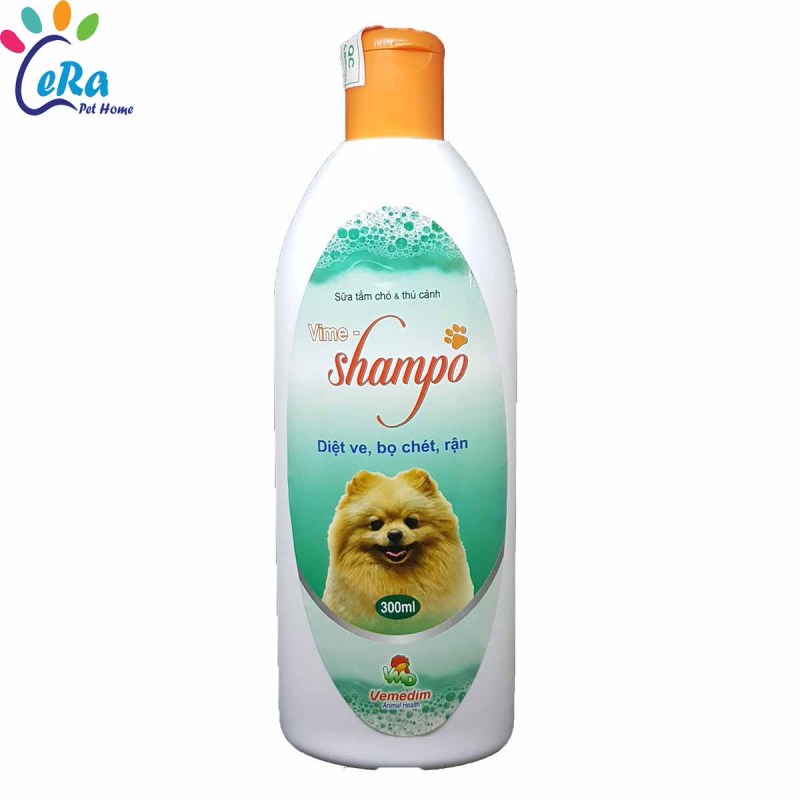 Sữa Tắm Thơm, Diệt Bọ Chét, Mềm Lông An Toàn Hiệu Quả Cho Chó Mèo - Vime Shampo