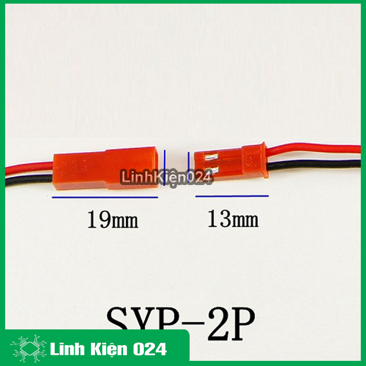 Dây nối jst-2p đỏ