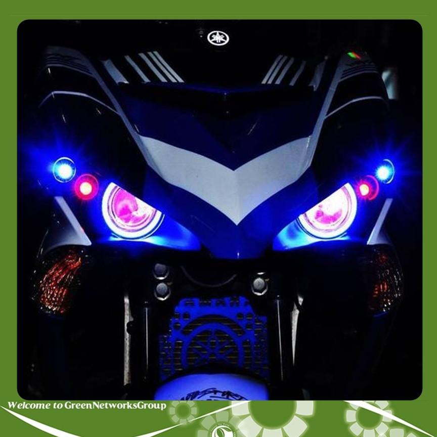 Bộ đèn mắt cú Exciter 150 (gồm 2 đèn Angle eyes và 4 Led Xi nhan)