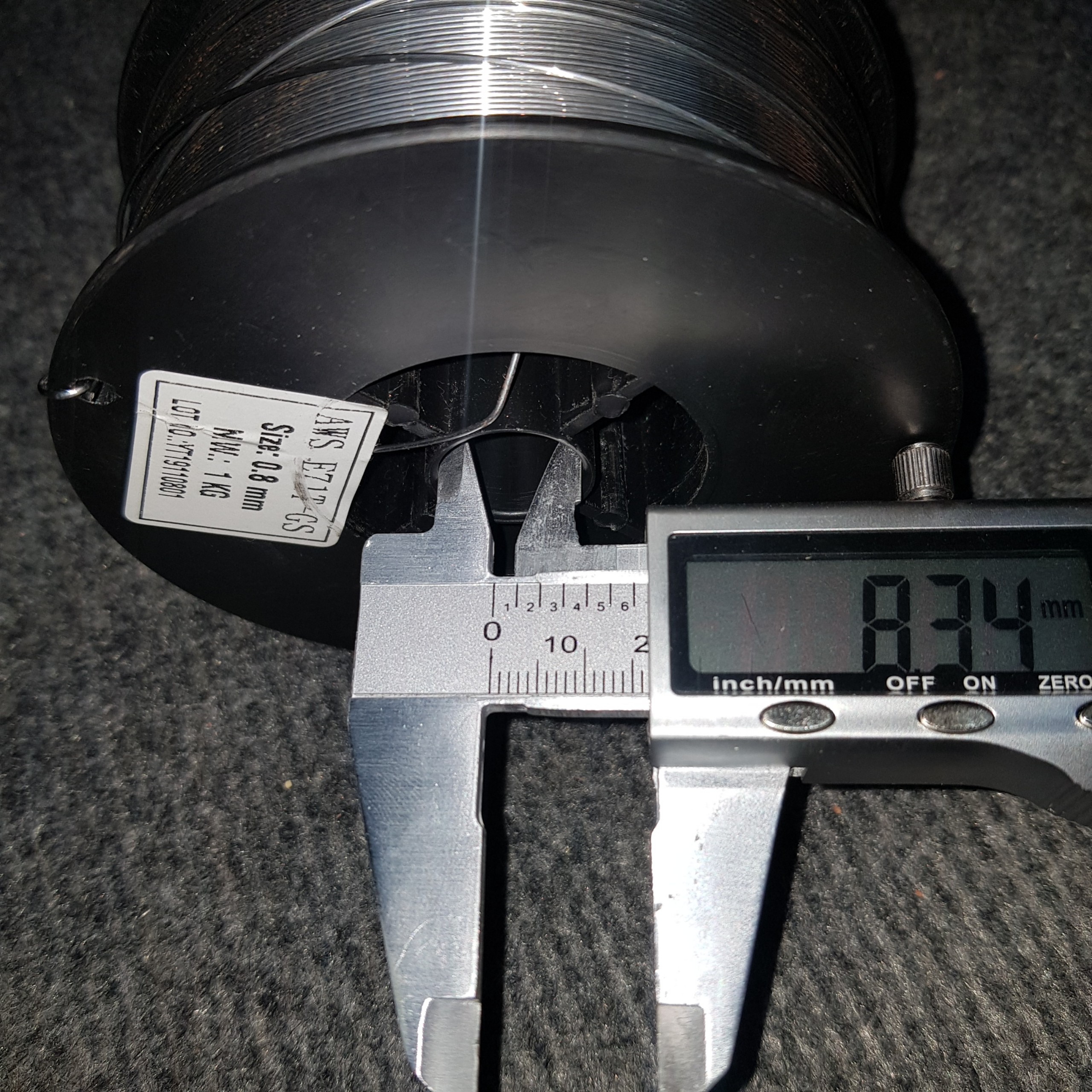Cuộn dây hàn mig 1kg lõi thuốc