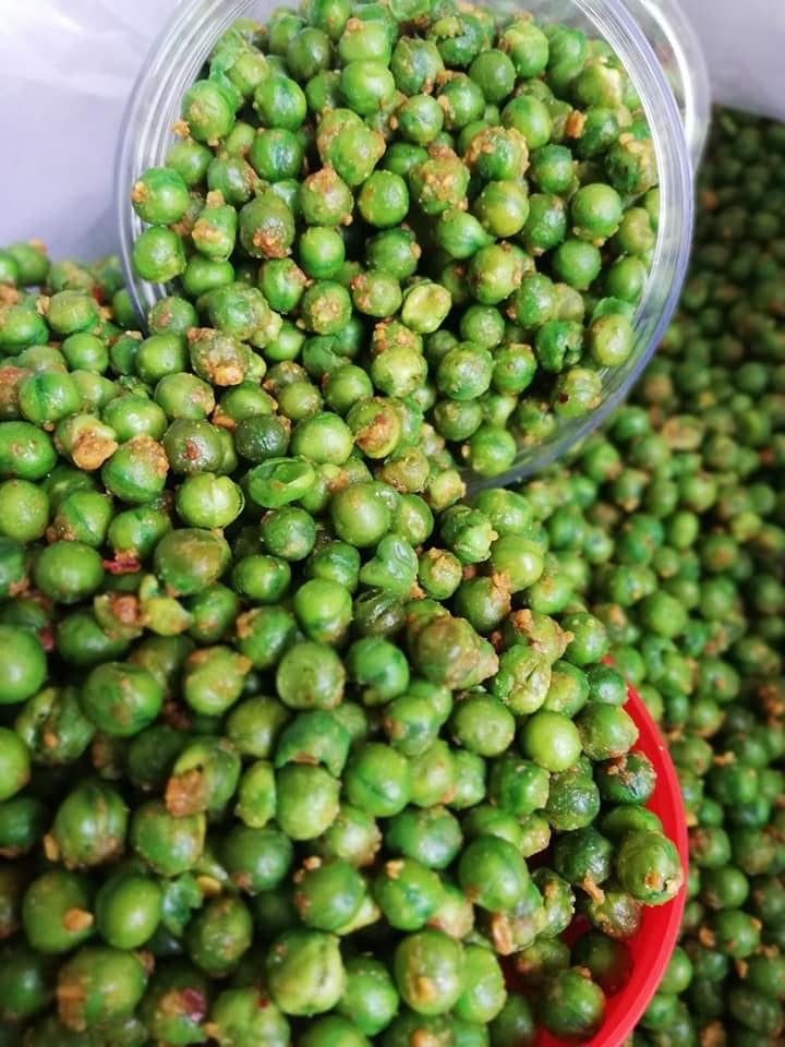 [HCM]Đậu Hà Lan Sấy Tỏi Ớt 500gr