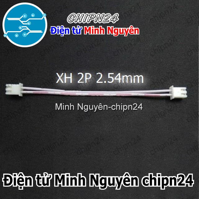 [4 sợi] (D121) Dây bẹ 2p 10cm XH2.54mm (Dây bus, Dây cáp)