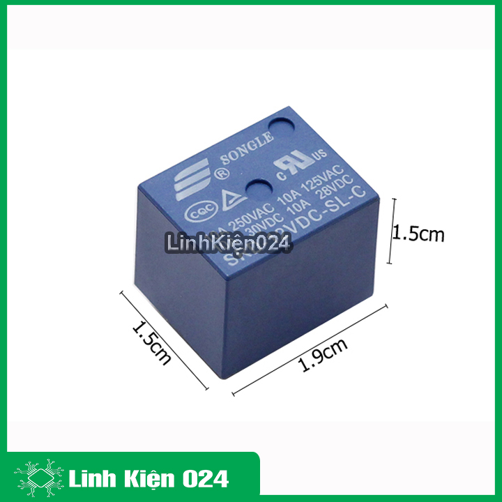 Relay songle SRD 5P 10A - 1 chiếc