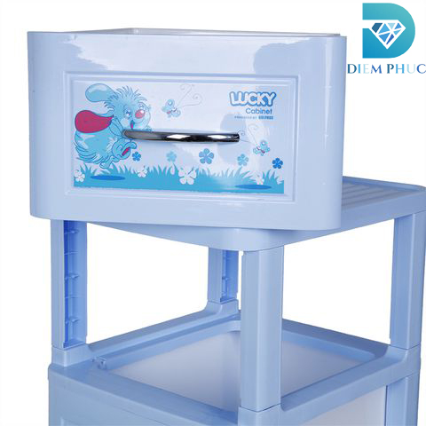 TỦ NHỰA QUI PHÚC LUCKY 3 TẦNG