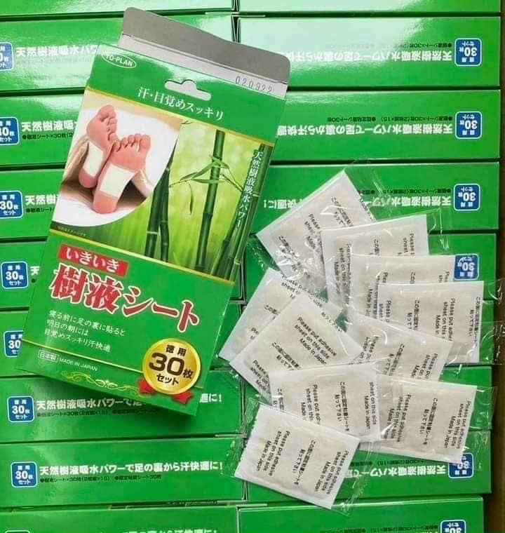 HỘP 30 MIẾNG DÁN THẢI ĐỘC CHÂN NHẬT BẢN To-Plan Kenko